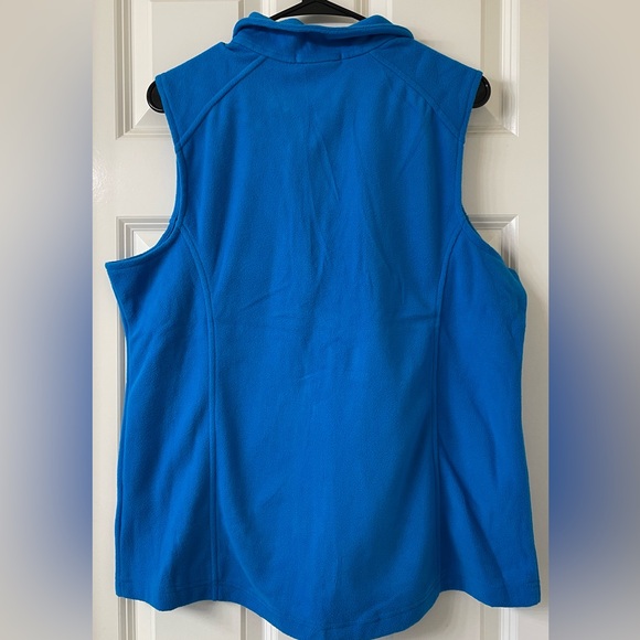 Blue Sleeveless Women's Jacket - Picture 2 of 2